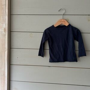 MINI MIOCHE - navy long sleeve t-shirt